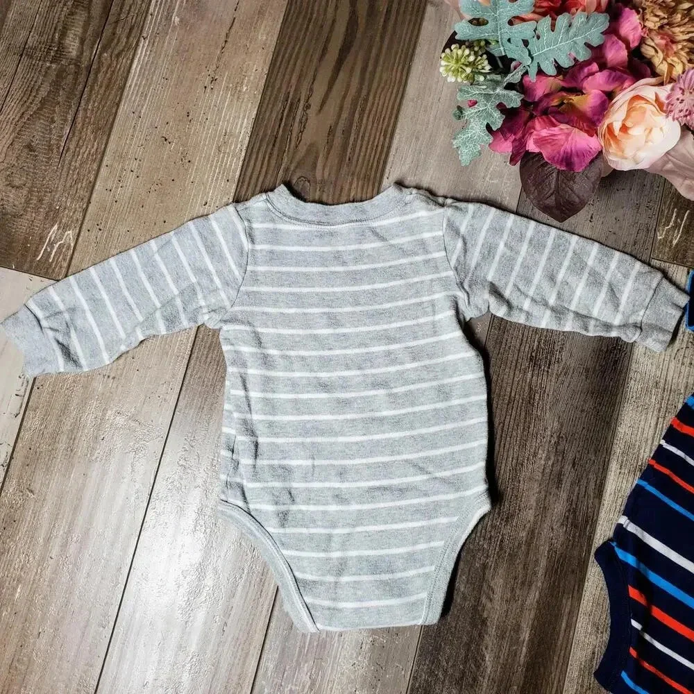 Carter's Baby Boy 9M Striped Top Bundle NWOT